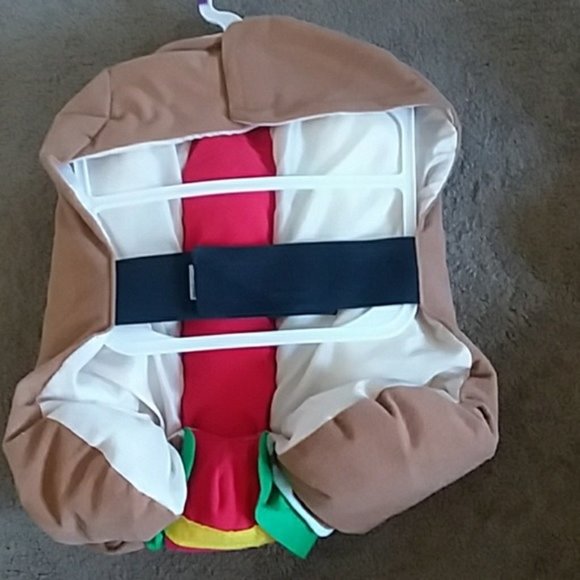 Dog Halloween Costume HOT DOG in Bun Sz LARGE NWT - Picture 2 of 2